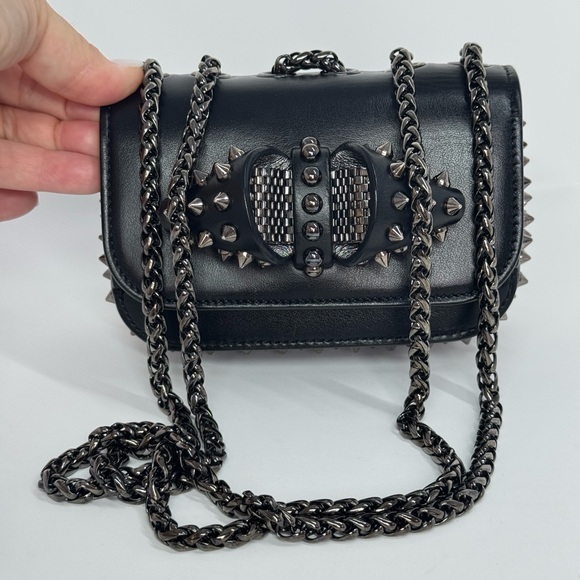 Authentic Christian Louboutin Studded Mini Bag - Picture 2 of 12